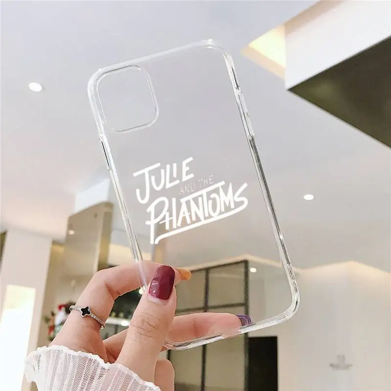 

Julie and the Phantoms Sunset Phone Case Transparent for iPhone 6 7 8 11 12 s mini pro X XS XR MAX Plus SE cover funda