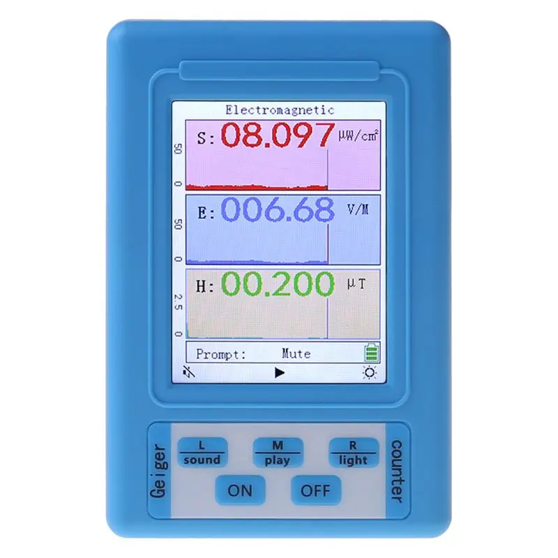 Professional Electromagnetic Radiation Detector Dosimeter Monitor Tester EMF Meter BR-9A | Инструменты