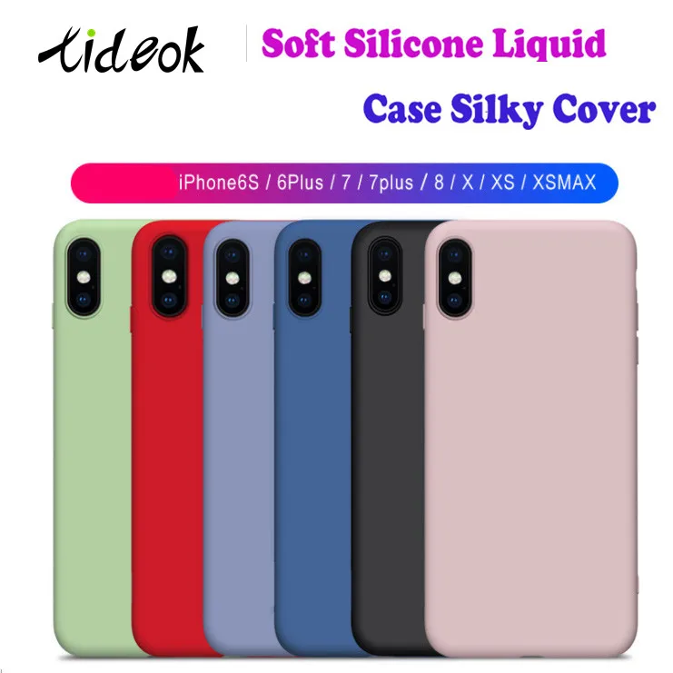 Подходит для IPhone различных моделей анти падения все включено жидкий силиконовый