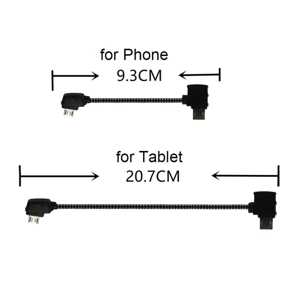 Нейлоновый кабель для передачи данных DJI Mavic Pro Air Mavic2 OTG пульт дистанционного
