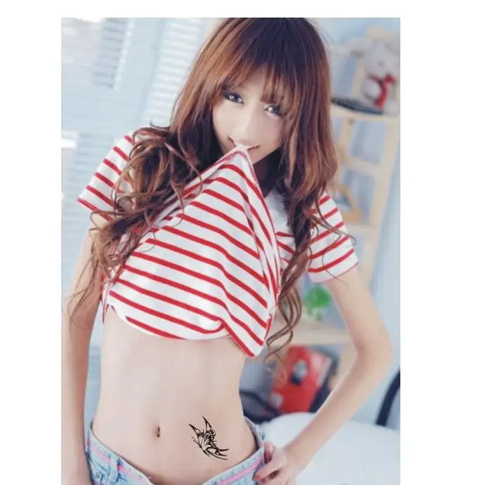 Набор временных татуировок 40 шт. наклейки для с изображением океана бабочек гор