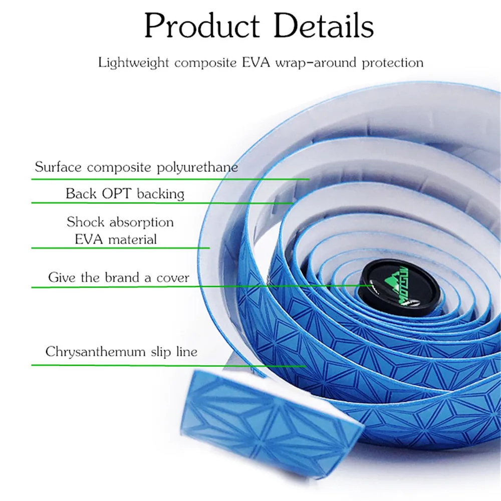 Противоскользящая Лента для руля велосипеда MOTSUV велосипедные рукоятки горного