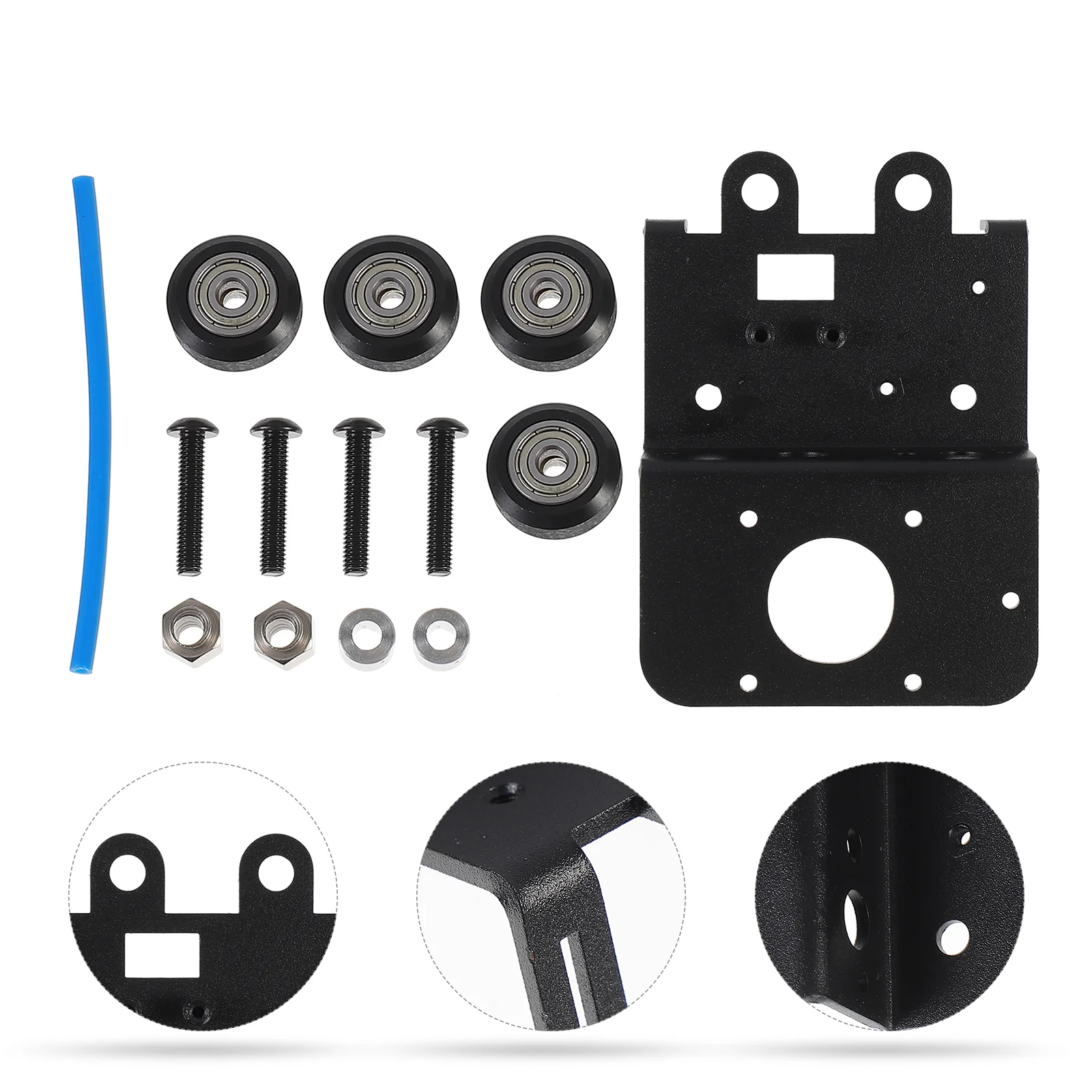 

3D Printer Parts Direct Drive Plate Kit Aluminum Alloy Mounting Extruder Adapter