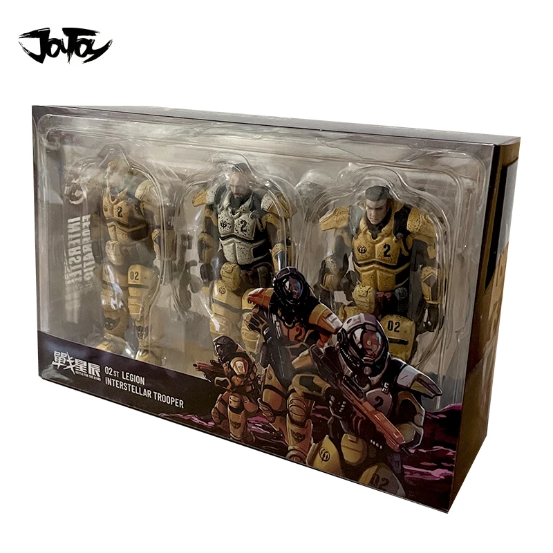 

JOYTOY 1/18 3.75 Action Figure (3PCS/SET)Interstellar Trooper 01st 02nd 03rd Anime Collection Model Toy For Gift Free Shipping