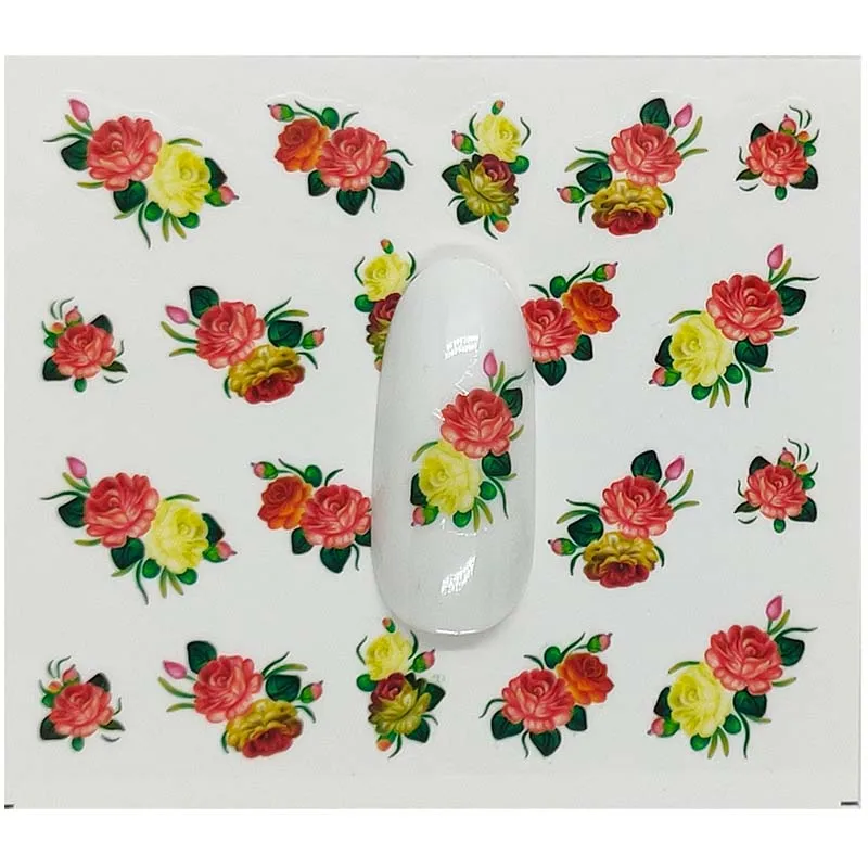 Украшения для ногтей B07 наклейки дизайна бутылочка духов с бантом дам переводки