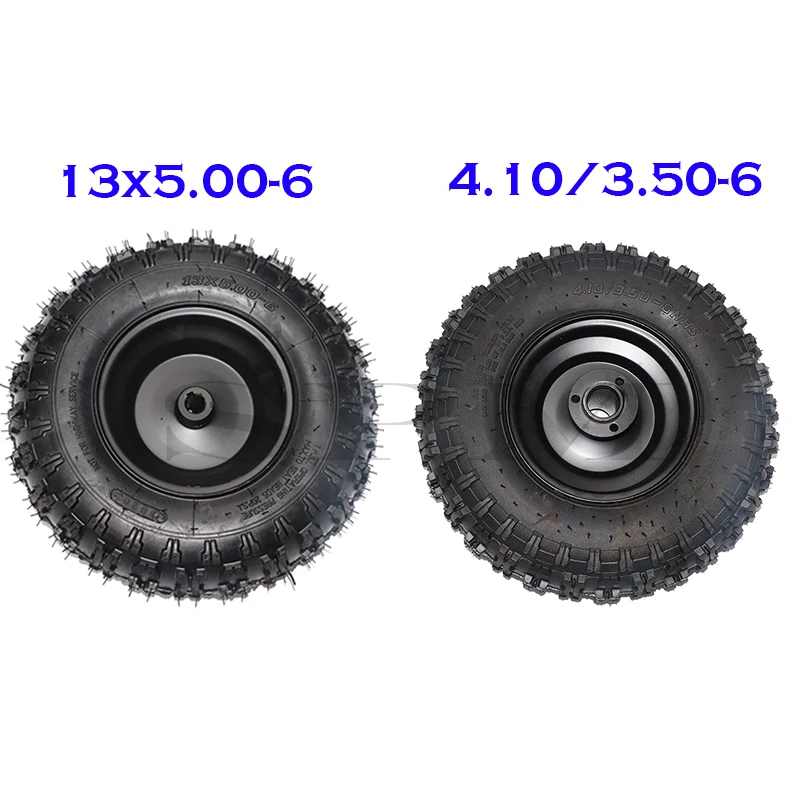 

6 inch wheels 13x5.00-6 4.10/3.50-6 vacuum tires for ATV kart snow sweeper front and rear wheel tire parts