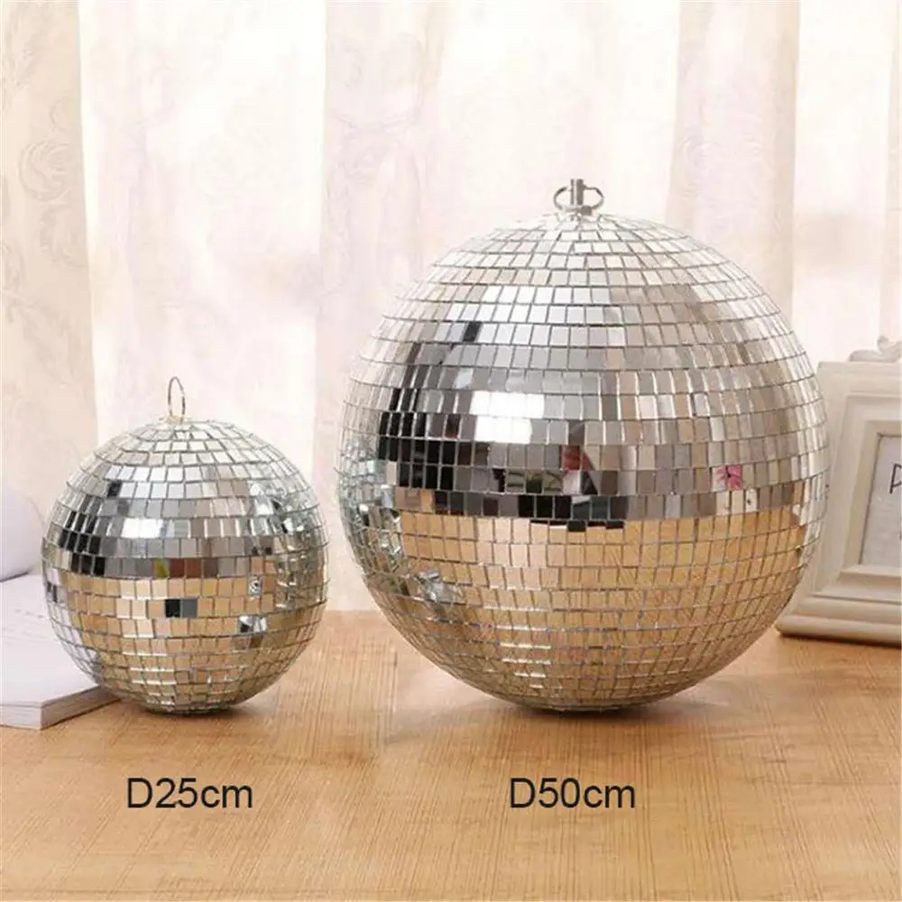 D20cm D25cm D30cm D35cm D40cm D50cm сценический зеркальный шар с мотором стеклянный вращающийся