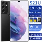 Смартфон на ОС Android 512, 16 + 11,0 ГБ, 10-ядерный процессор MTK6889, 6800 мА  ч, большая емкость 32 + 64 мп, поддержка распознавания лица, 4G, 5G LTE