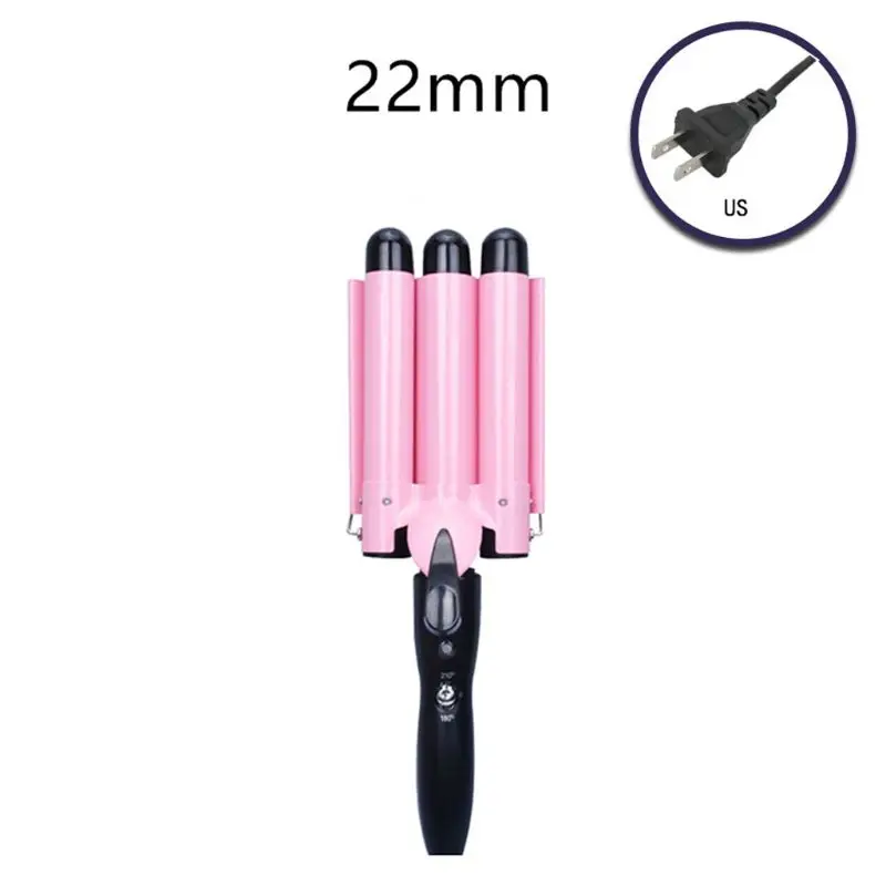 

Triple Barrel Hair Curler 20/22/25/28/32mm Fast Heating Curling Iron Styling