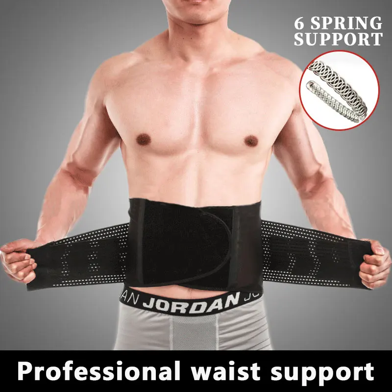

Waist Support Belt Back Waist Trainer Trimmer Belt Gym Waist Protector Weight Lifting Sports Body Shaper Corset Faja Sweat