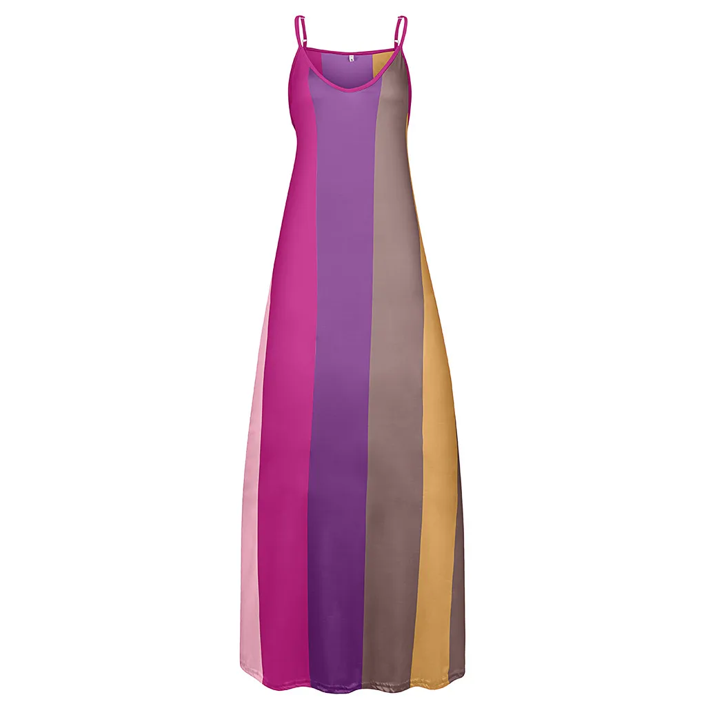 Женское длинное платье-рубашка без рукавов офисное платье с принтом лето 2020 #25 |