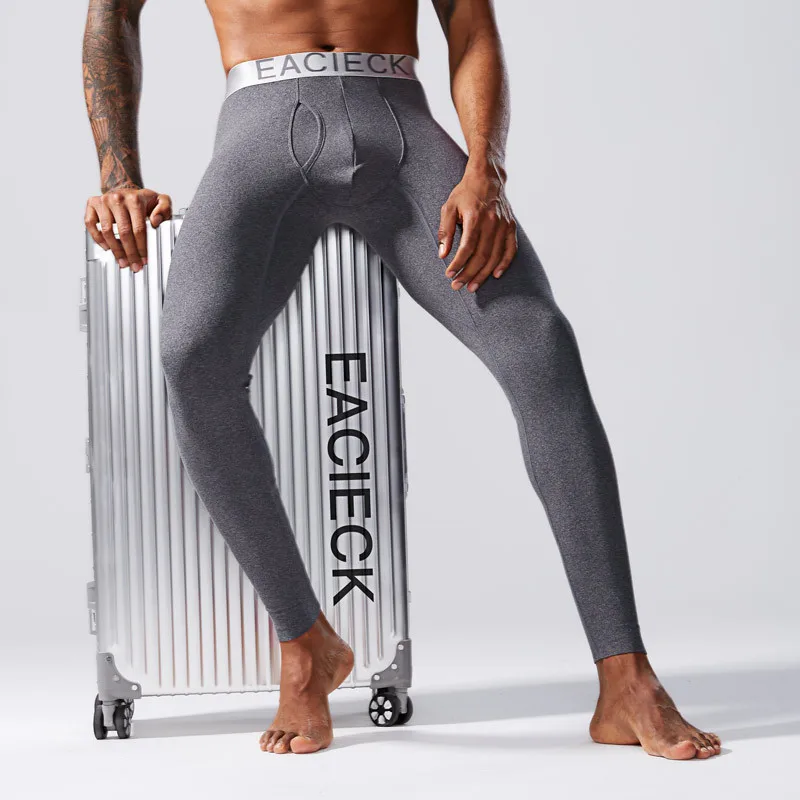 New Thermal Underwear Men Long Winter Warm Thicken Thermal Underwear Pants Mens Leggings Thermal Pants for Men