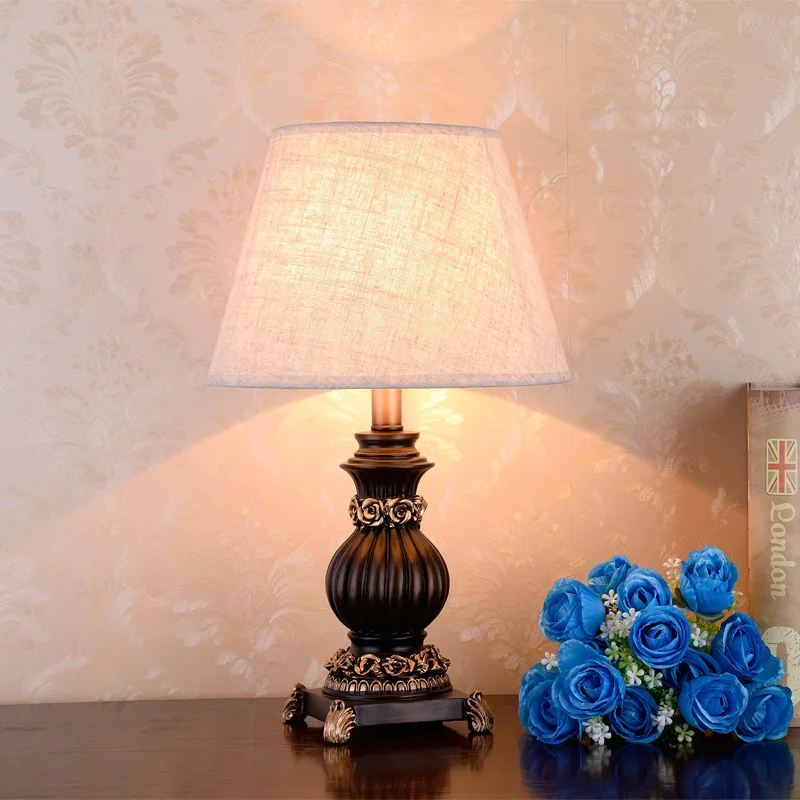 

Американская Загородная настольная лампа, креативный Романтический Теплый светильник в стиле ретро для спальни, гостиной, детской комнаты, обучения