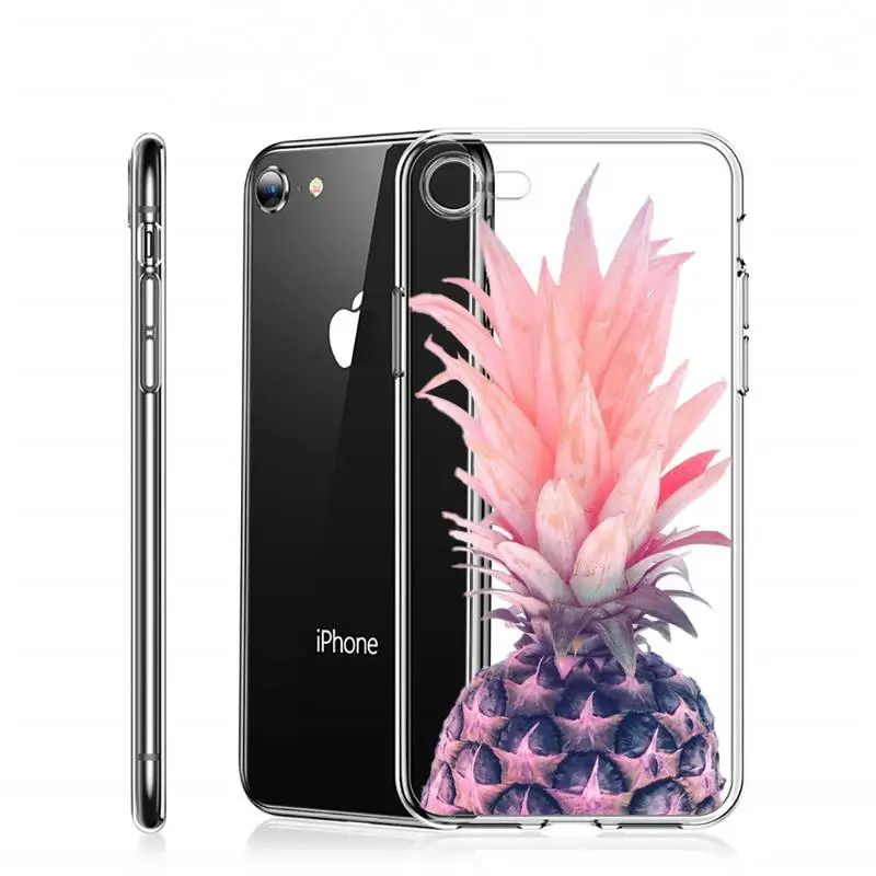 

pineapple Phone Case Transparent for Clear iPhone 11 12 8 7 6 6S Plus X 5S SE 2020 XR mini pro XS MAX