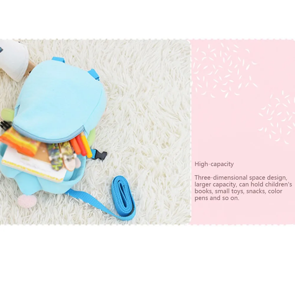 Metoo детская Тяговая Сумка Милый Кролик Слон плюшевый рюкзак игрушка с анти