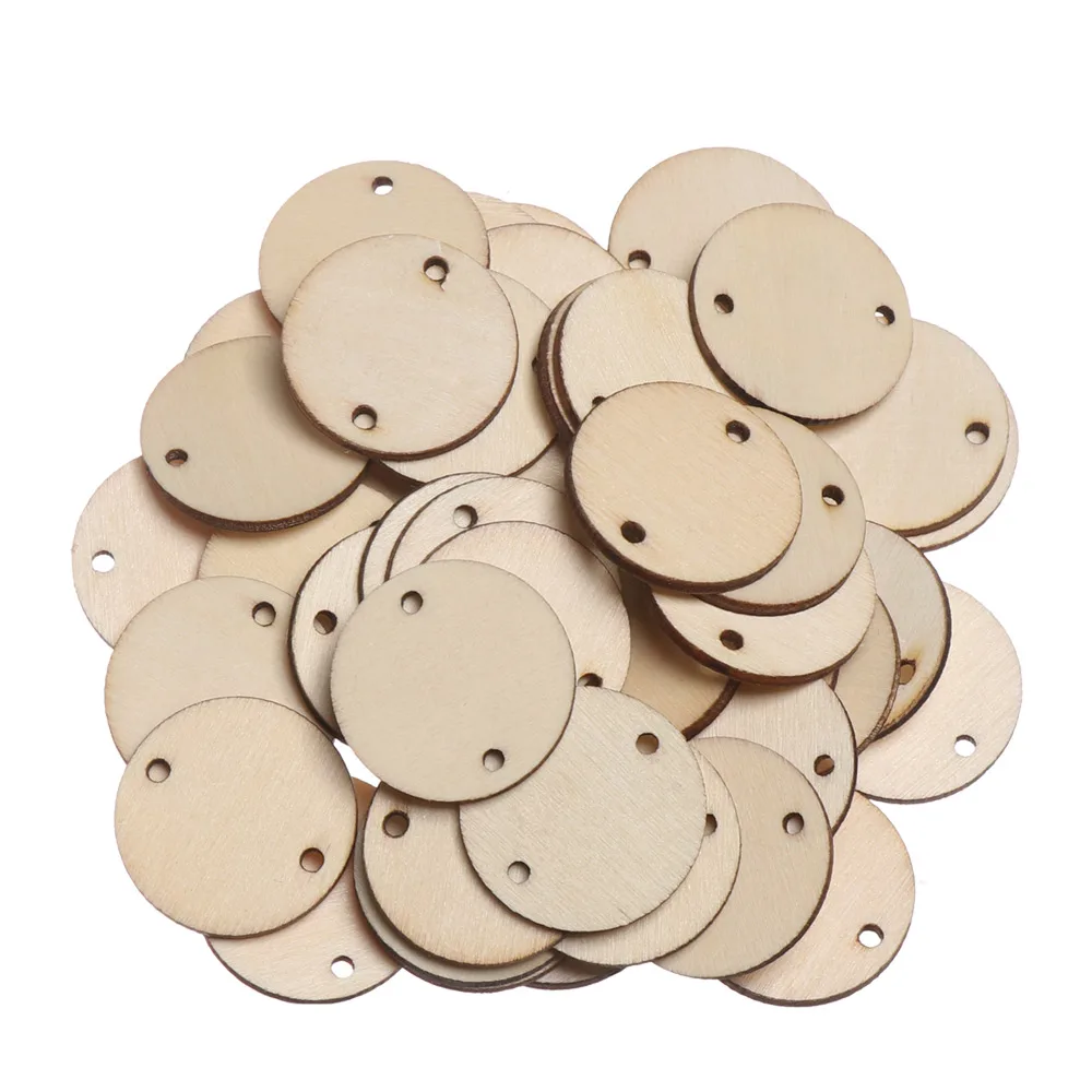Лидер продаж 50 шт. необработанных пустых звездочек/сердечек/круглых деревянных