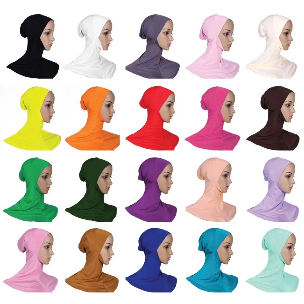 

Women’s Cotton Muslim Islamic Arabic Scarf Mini Hijab Caps