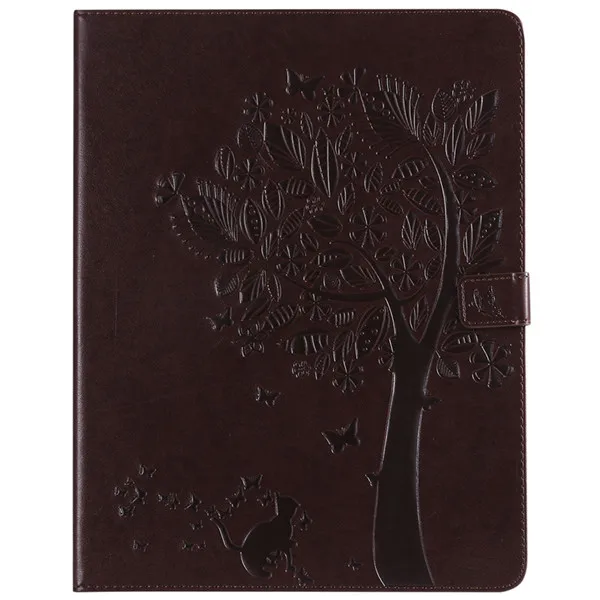 Wekays для samsung Tab A2 10,5 кожаный чехол с рисунком кота дерево для Coque samsung Galaxy Tab A 10,5 дюймов T590 T595 чехлы - Цвет: 4
