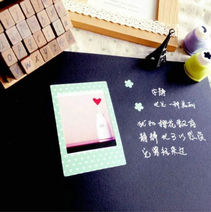 1pack/lot Korea Polaroid Style Photo Frame Sticker kids DIY Note Label Diary Stickers Pegatinas School Supplies | Канцтовары для