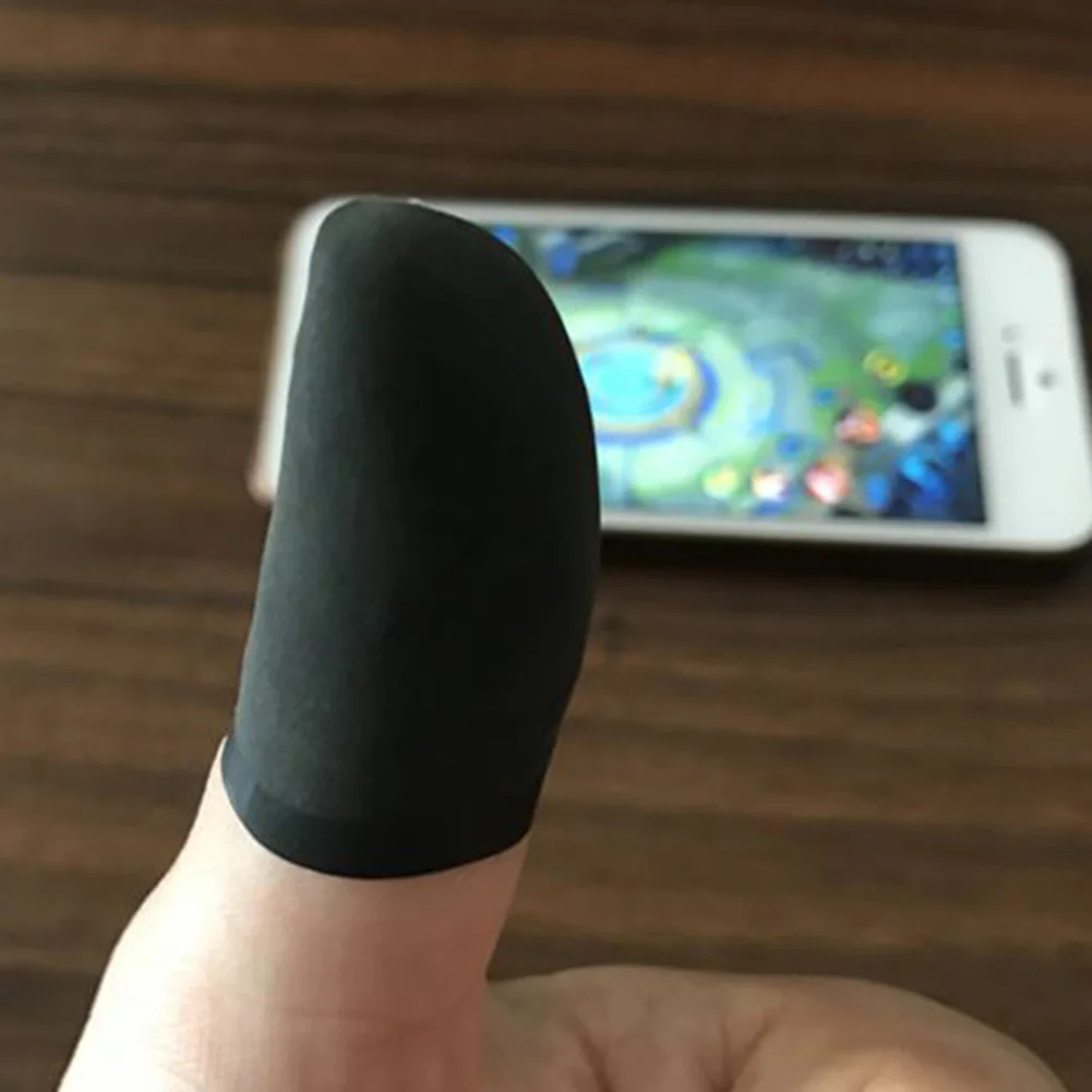 4 шт./компл. противоскользящие латексные защитные накладки на пальцы для игр