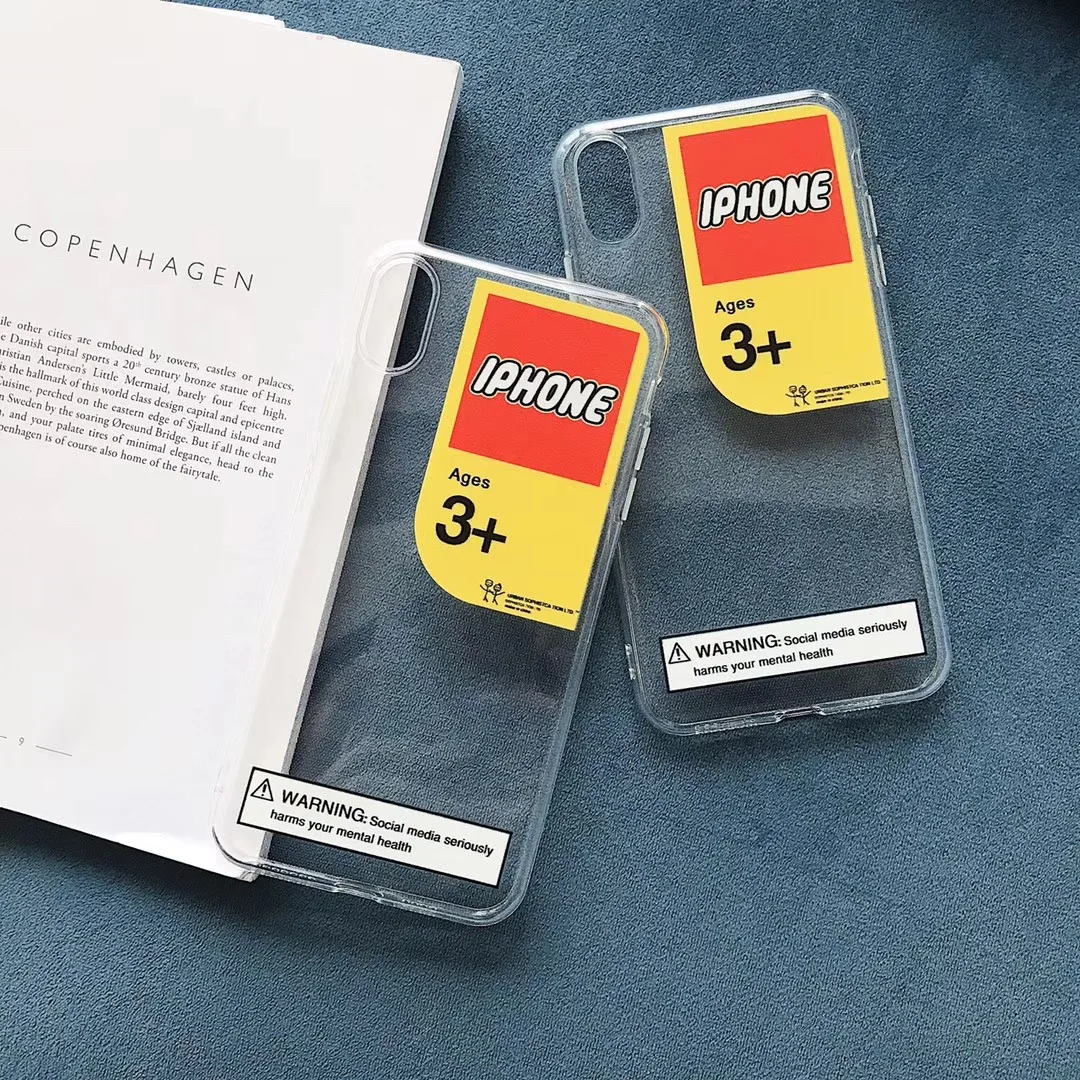 Простой Модный креативный чехол для телефона с рисунком iphone Xs MAX XR X 6 6s 7 8 plus мягкий