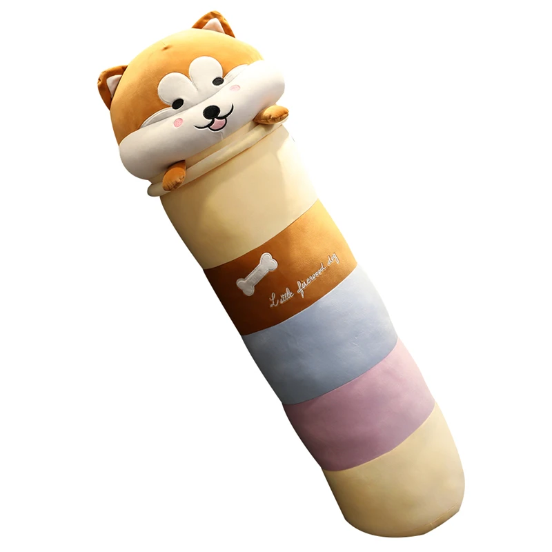 

1pc New Huggable Plush Toys Dog Cute Shiba Inu Animal Long Soft Toy Office Break Nap Sleeping Pillow Cushion Stuffed Gift Doll
