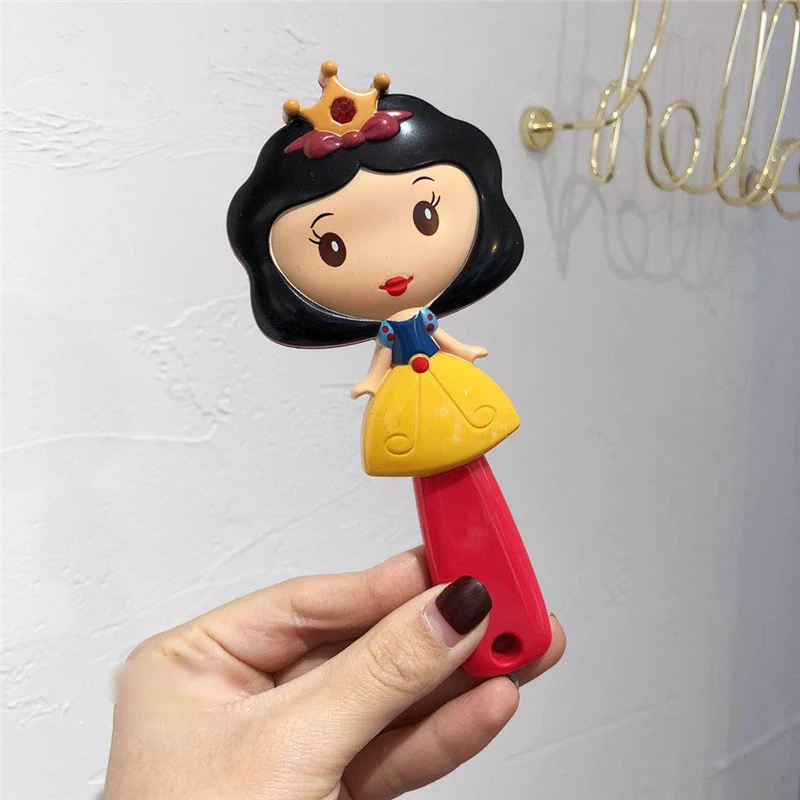 Дисней Принцесса замороженная щетка для волос brosse cheveux Kids нежная Антистатическая щетка кудрявый клубок Русалка щетина ручка Клубок Расческа
