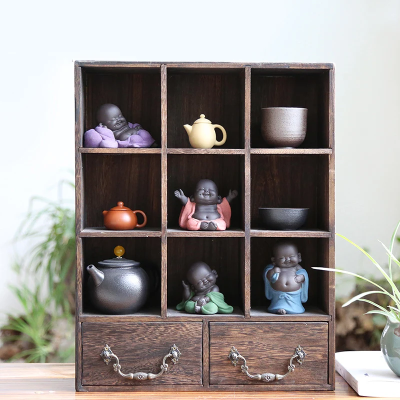 Чай питомец фиолетовая глина улыбка фигурка монаха фэн шуй Декор Горшечное