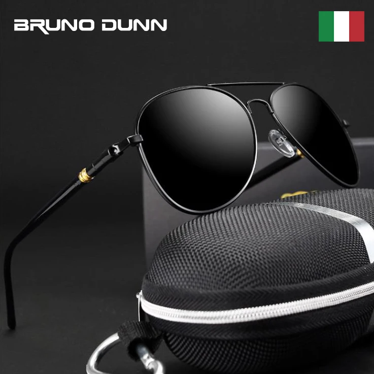 Солнцезащитные очки авиаторы uv400 для мужчин зеркальные в винтажном стиле