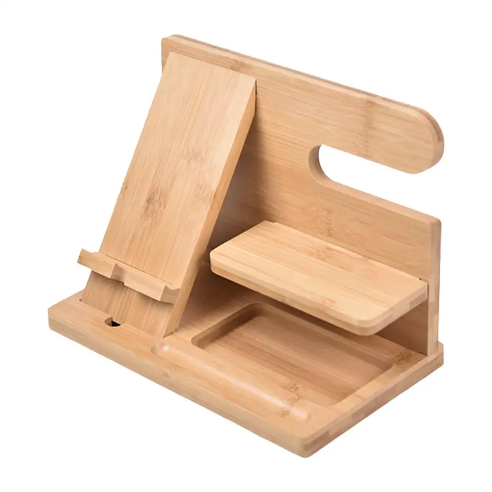 

Деревянный держатель для ключей с зарядным устройством