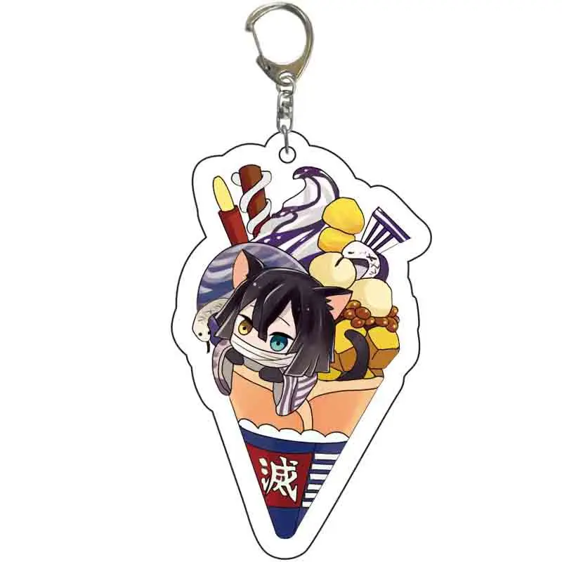 Брелок Аниме рассекающий демонов акриловый милый брелок лезвие призрака брелки