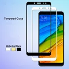Закаленное стекло с полным покрытием для сотового телефона xiaomi A1 A2 MIX3 5X Pocophone F1 redmi S2 note5 note6 note6pro, защитная пленка для экрана