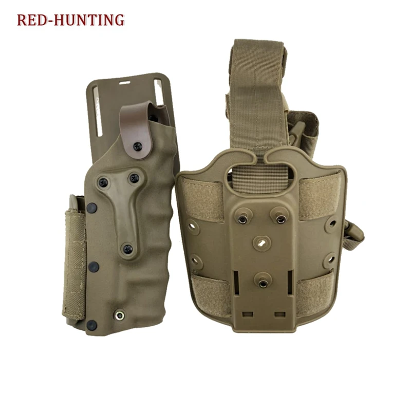 holster set Для левого и правого пользователя страйкбола тактическая охотничья кобура на пояс для GLOCK Colt 1911 M92 M9 SP2022 P226 P228 M9A1 - Цвет: holster set