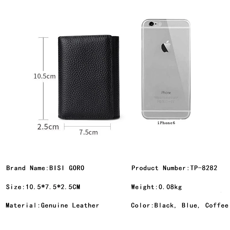 

ZOVYVOL 2020 New Genuine Leather Card Holder Business Card Name Holder Bank Card Holder Women Men Business Wallet Black Package