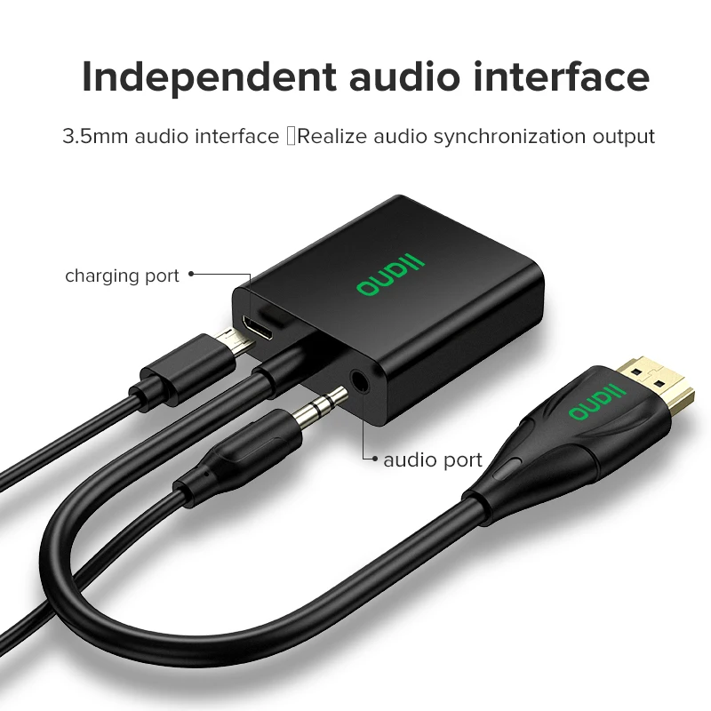 llano hdmi compatible to vga adapter with power supply audio interface converter cable for xbox ps4 laptop projector displayer free global shipping