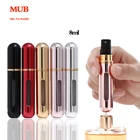 MUB-8ml мини-флакон для духов с распылителем, портативный многоразовый флакон для духов с пульверизатором, пустые косметические бутылочки с распылителем, флакон для путешествий