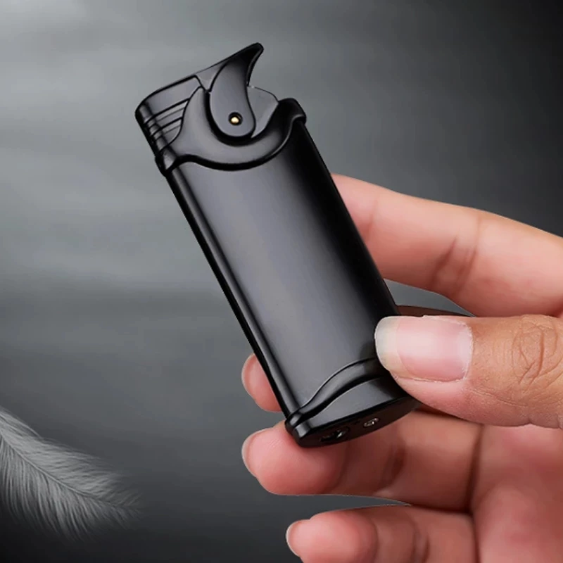 Креативная Бутановая газовая турбо-зажигалка для сигар струйный металлический