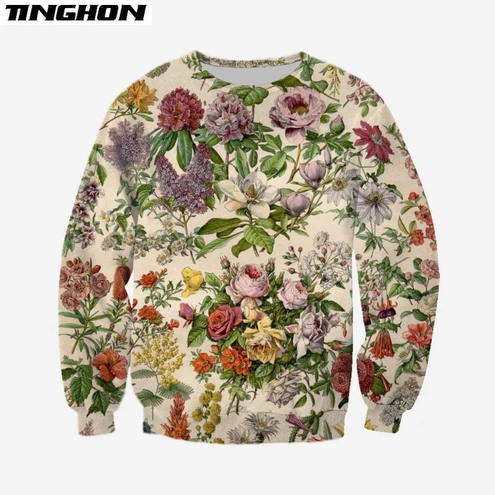 Drop shipping New Fashion Mens Womens Hoodie 3D PrintTropical Flowers Hoody Sweatshirt Casual tracksuit Plus Size XS 6XL 7XL | Мужская