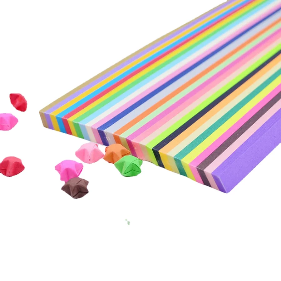 Набор цветной бумаги Orgami для счастливой звезды сделай сам искусства и рукоделия