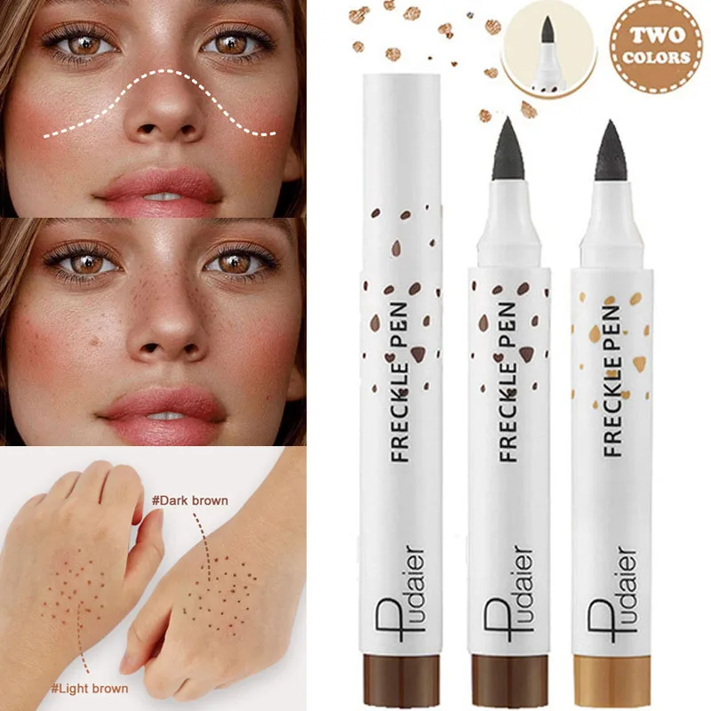 Натуральная ручка для макияжа инструменты украшения водостойкая веснушек