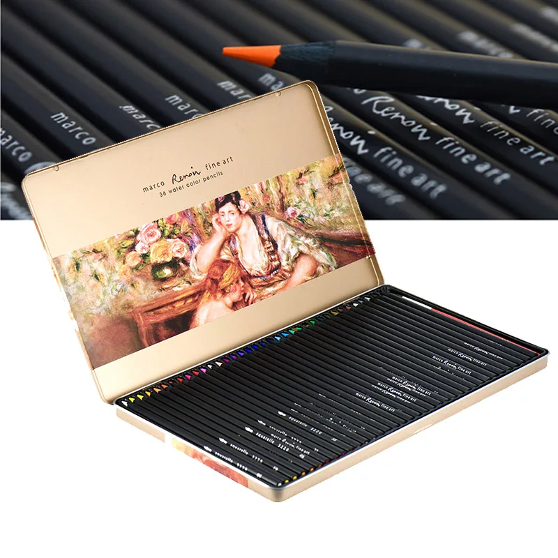 Марко Раффин 24/36/48 цвет s Водостойкий карандаш профессиональный набор цветных