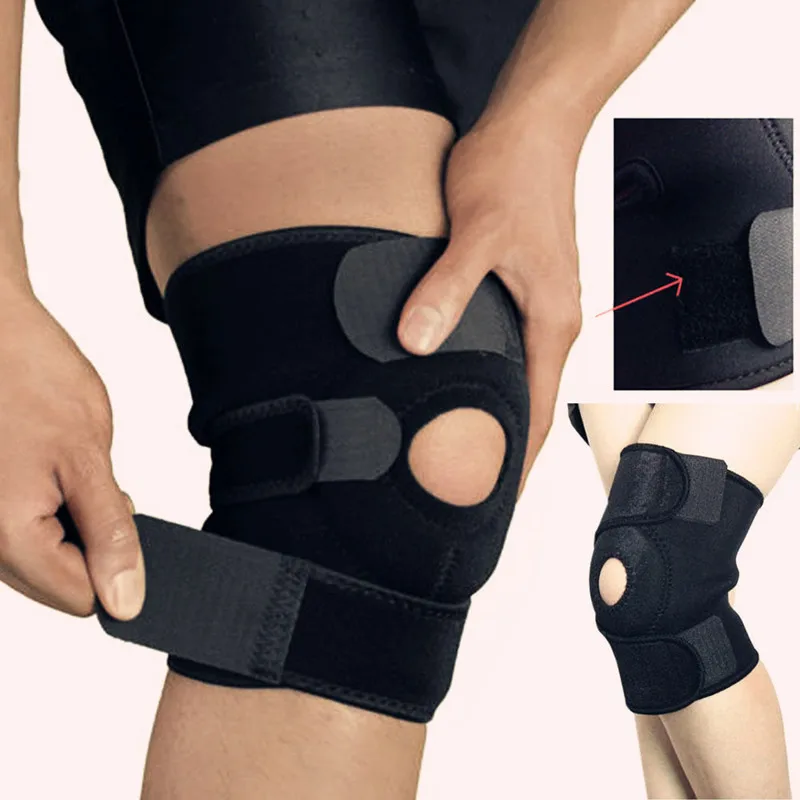 Поддержка коленной чашечки для фитнеса пояс с эластичной повязкой спортивный