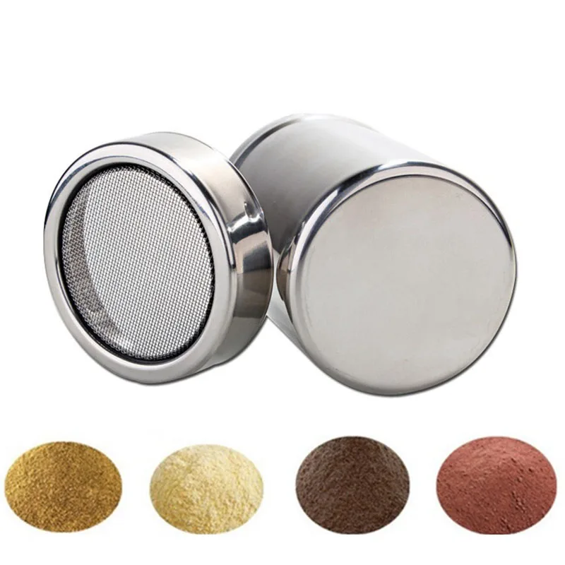 Лидер продаж Нержавеющая шейкер для кофе и шоколада какао-мука сахарная пудра