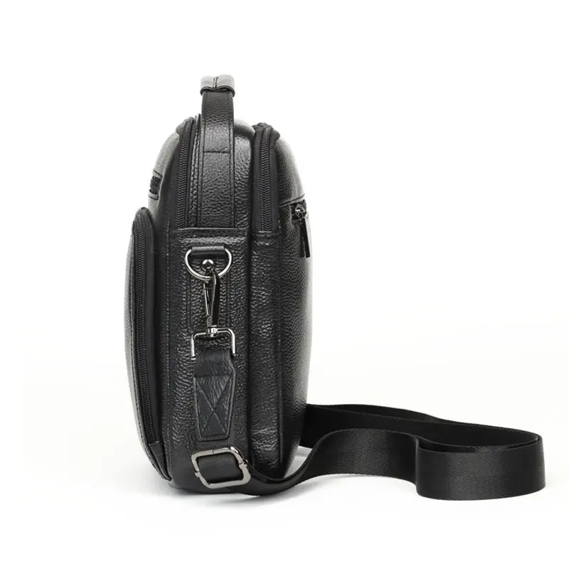 New 2019 Brand Men's Genuine Leather Business Bag Men High Quality Handbags Large Travel Briefcases Male Cowhide Messenger Bags