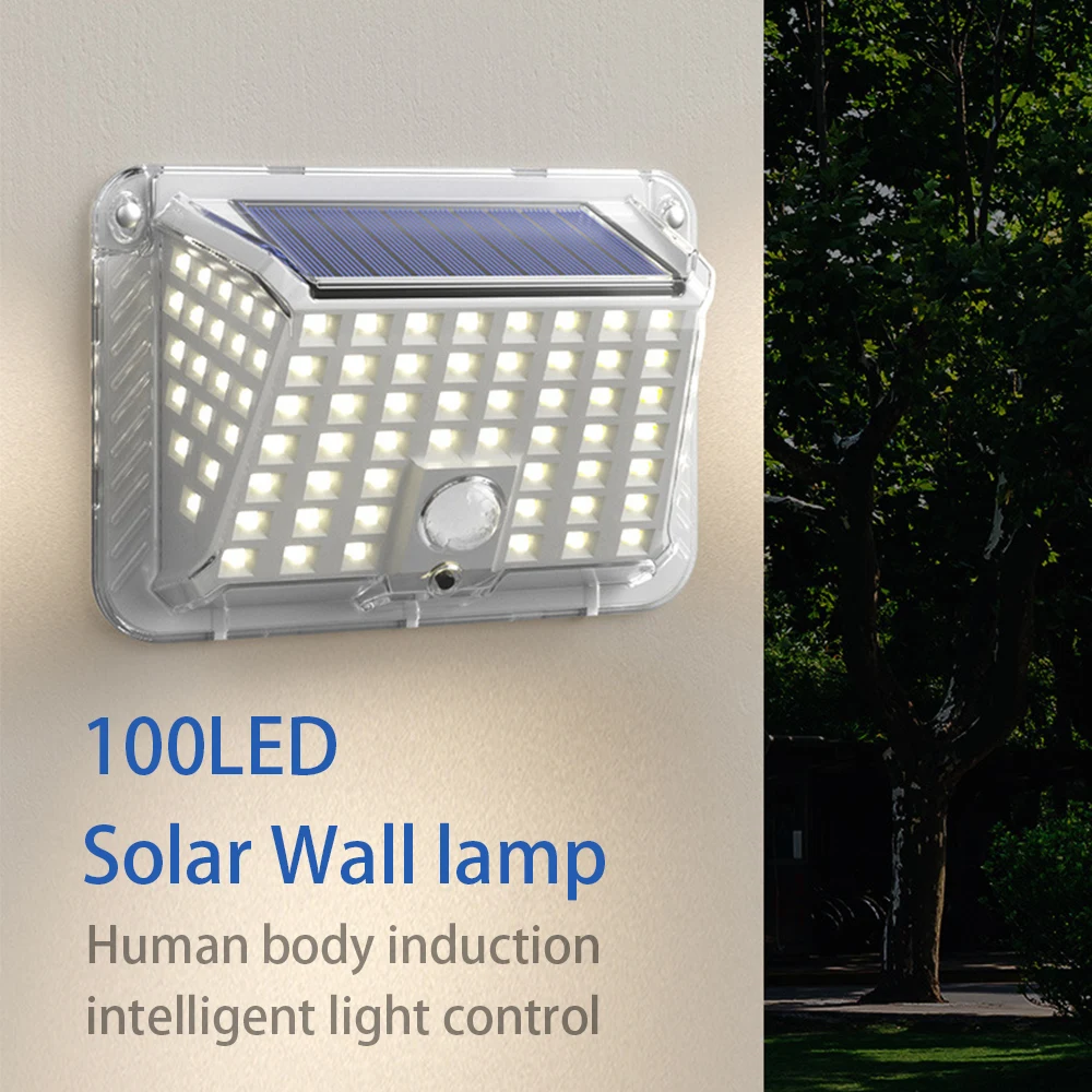 

Светильник садовый настенный с питанием от солнечной батареи и датчиком движения