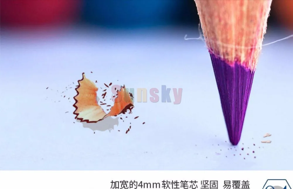 24/72 не токсична профессиональная Пастельная воды Цвет Карандаши цветные