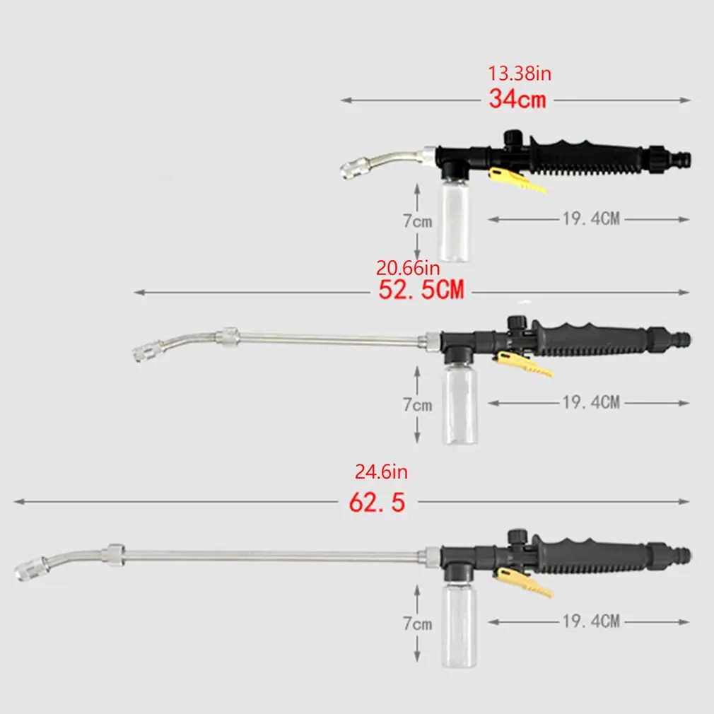 

Dual High-Pressure Washer Water Gun Garden Hose Nozzle Water Jet Car Washer High Pressure Power Washer Water Gun