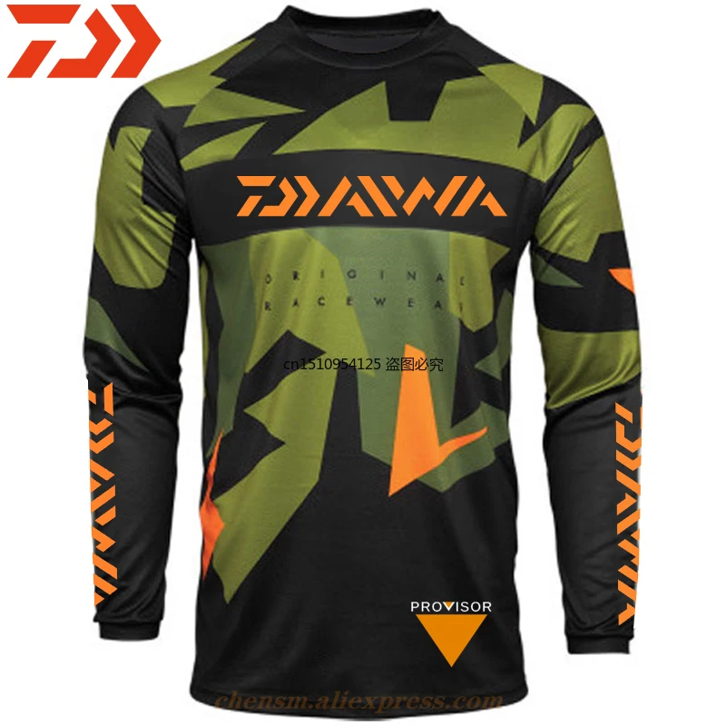 

2021 Summer New Gamakatsu Long Sleeve Fishing Shirt Quick Dry Fishing Clothing Dawa Anti-UV Sunscreen Breathable Fishing Clothes