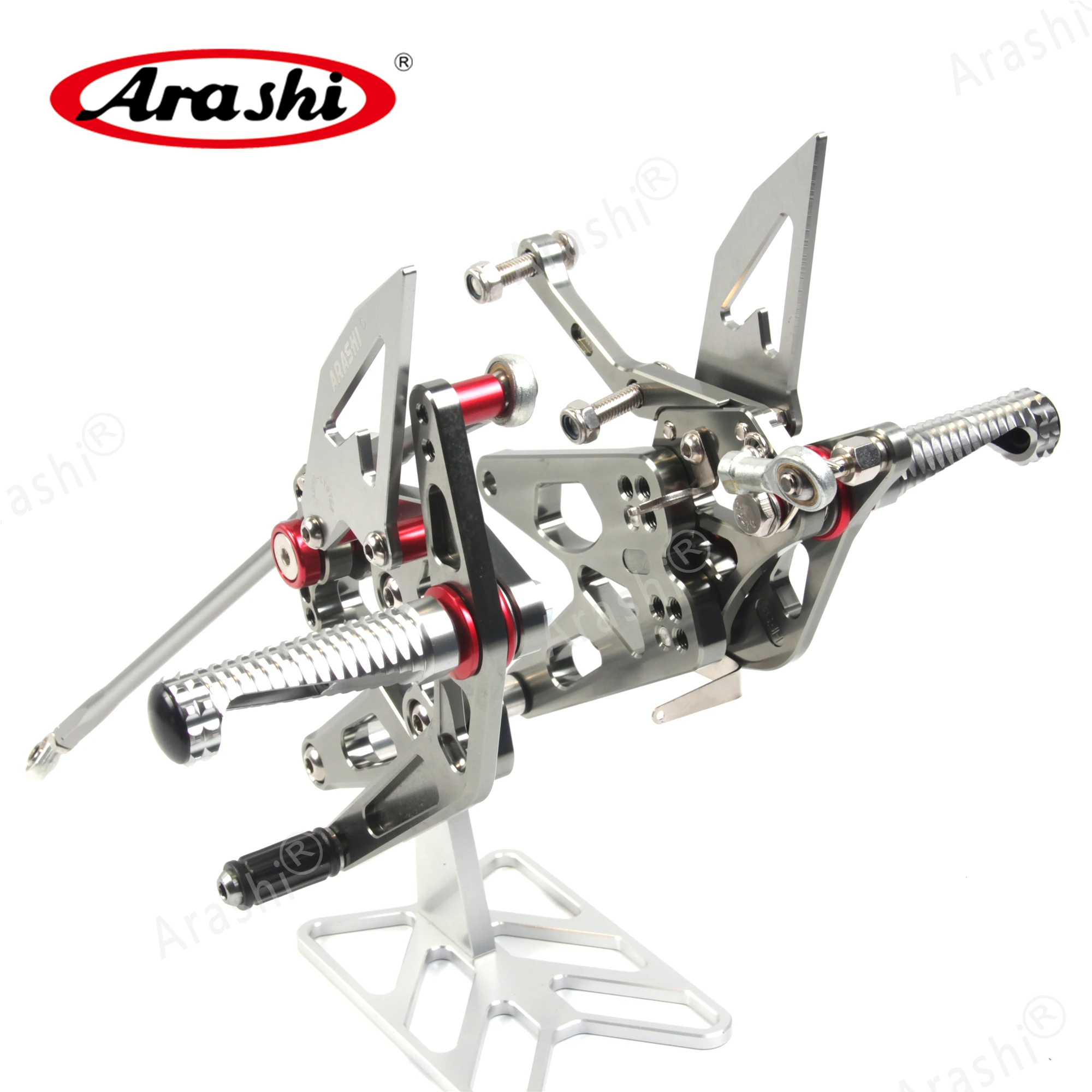 Араши CNC Регулируемая подставка для ног YAMAHA YZF R1 2005 2006 подножки задние комплекты