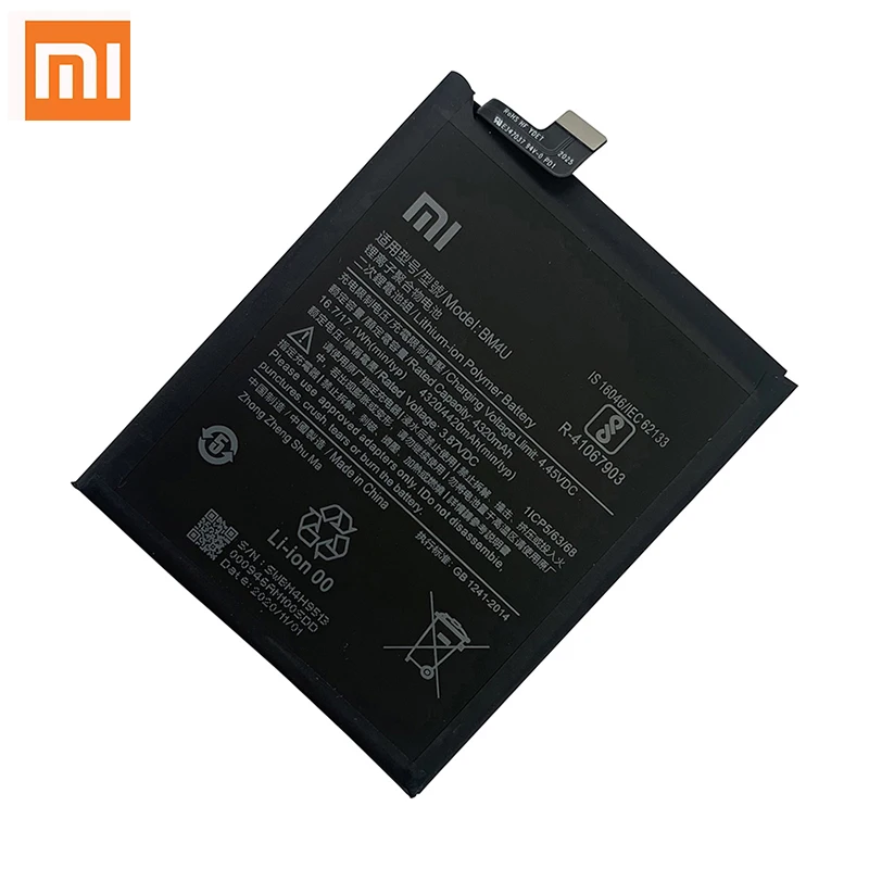 100 original xiao mi bm4p bm4u bm4q phone battery for xiaomi redmi k30 pro k30pro supreme version poco f2 pro batteries bateria free global shipping